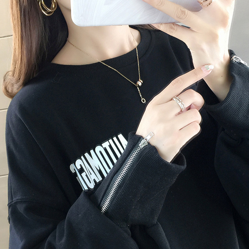 大码女装2020秋冬休闲宽松显瘦卫衣 媚娇兰大码女装