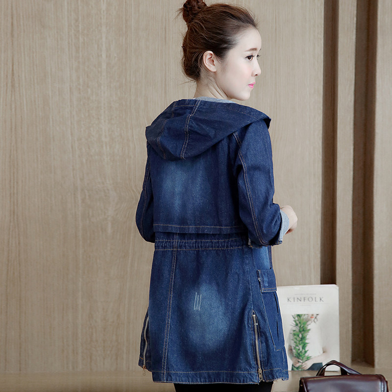 女中长款春秋冬2020新款韩版风衣 媚娇兰大码女装