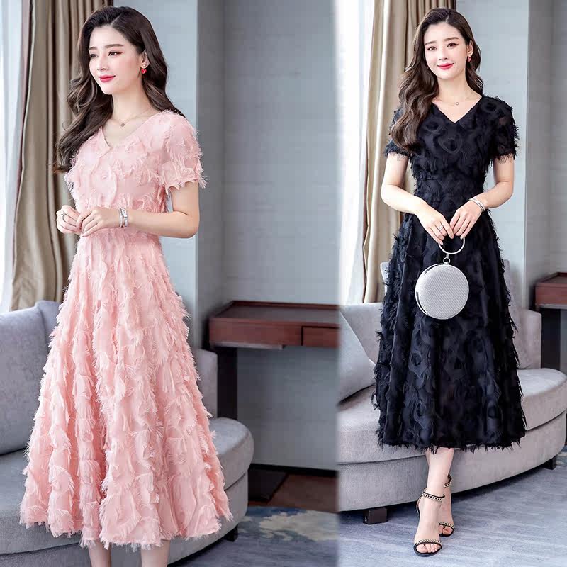 大码女装胖mm连衣裙洋气胯宽沙滩裙 媚娇兰大码女装