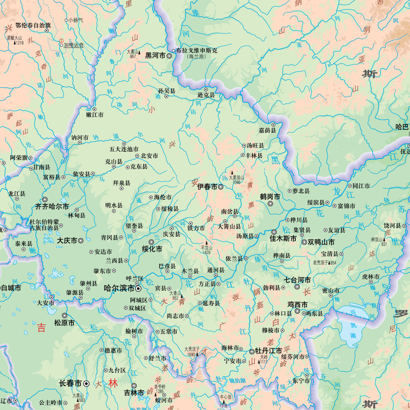 2024新版黑龙江省地图册 中国分省系列地图册 高清彩印 自驾自助游 标注政区 详实交通  中国地图出版社出版 - 图1