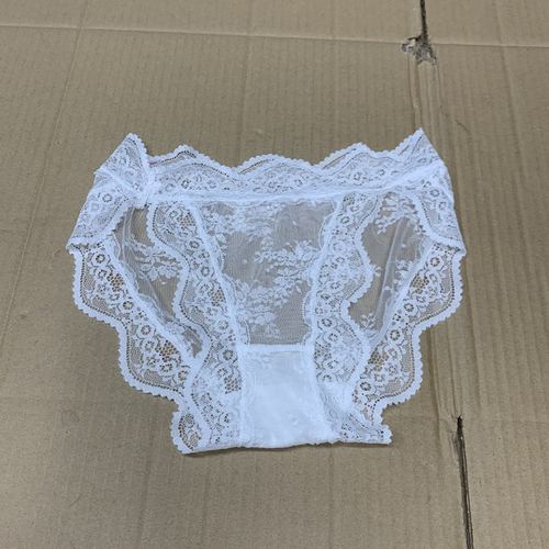 出口underwear性感蕾丝高腰舒适透气三角内裤开叉抗菌性感花边 - 图3