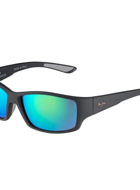 代购MauiJim男女太阳镜偏光防眩光抗紫外线清晰视野黑色框