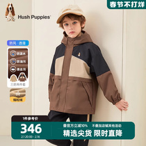 Leisure Steps Childrens Clothing Boy Detachable Jacket 2023 Autumn Winter New Childrens Three Anti-Baby Three-in-one Thick Wind Clothes