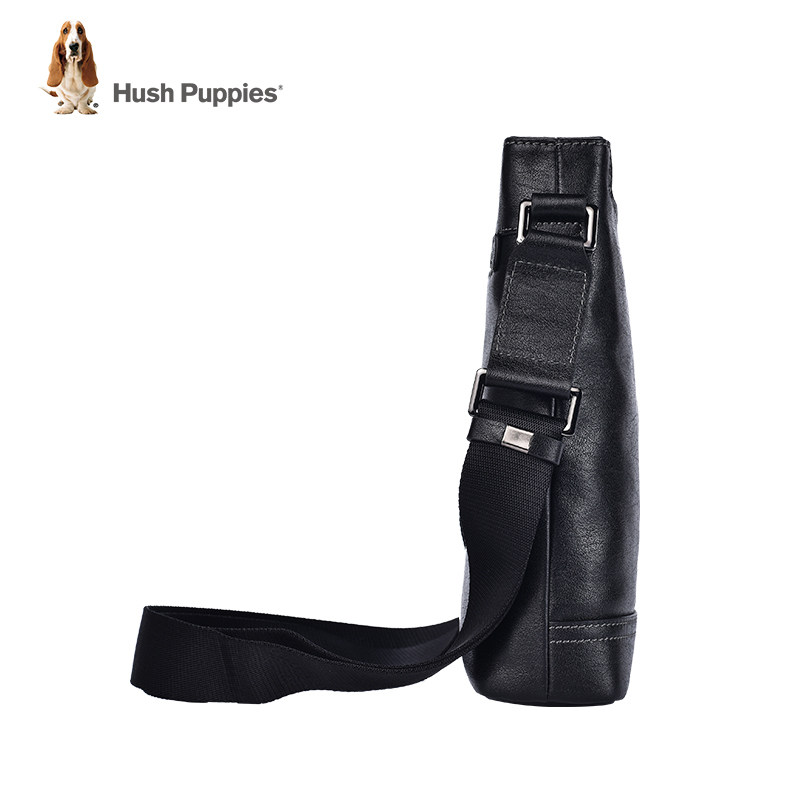 暇步士新款真皮青年男士竖款单肩包 暇步士箱包男士包袋