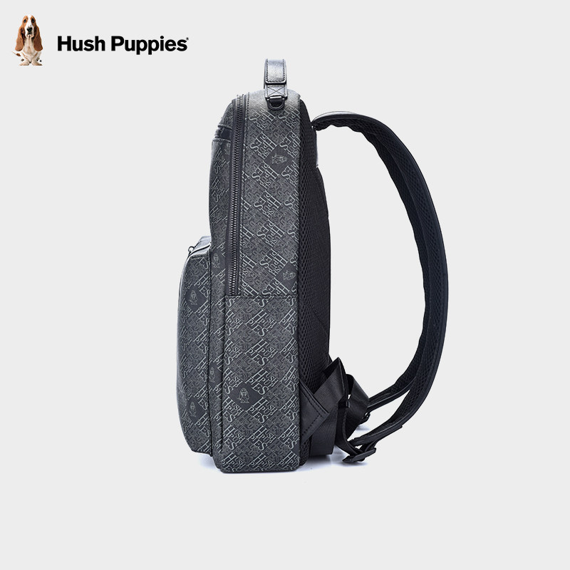 暇步士双肩包男士新款商务电脑包印花款背包大容量书包时尚旅行包,淘宝优惠券,粉丝福利购,淘宝优惠卷