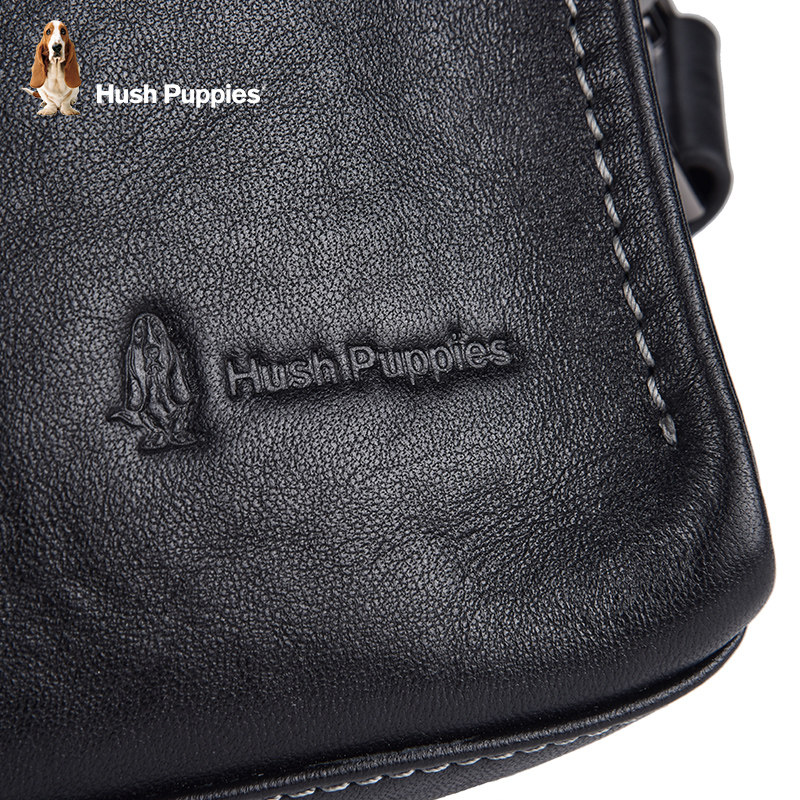 暇步士男士复古横款真皮潮流单肩包 暇步士箱包男士包袋