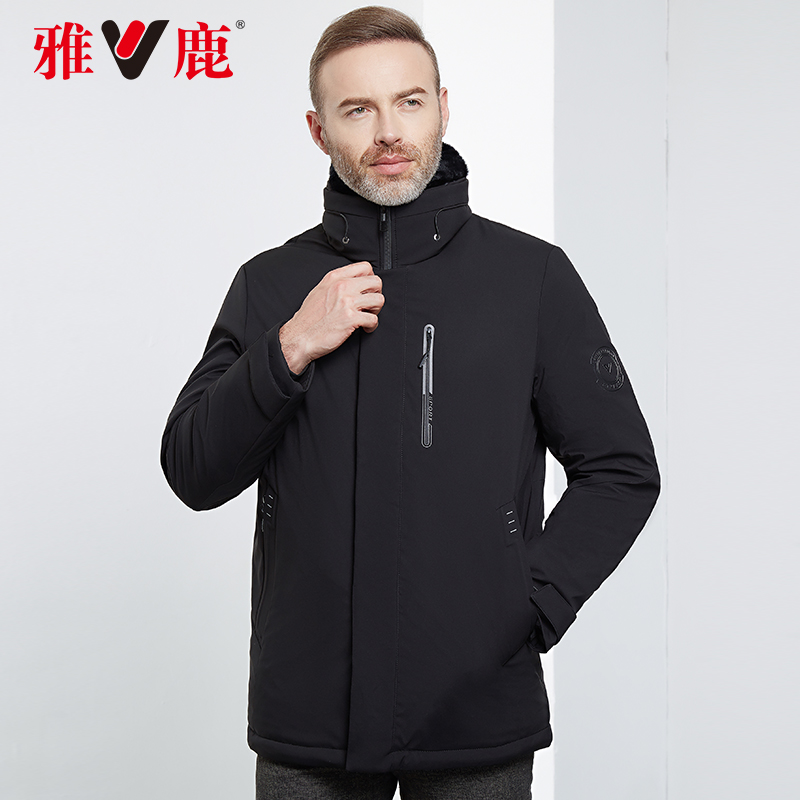 Y 直播专享 雅鹿中老年羽绒服男中长款新款爸爸冬装加厚外套 Y 直播专享 雅鹿中老年羽绒服男中长款新款爸爸冬装加厚外套