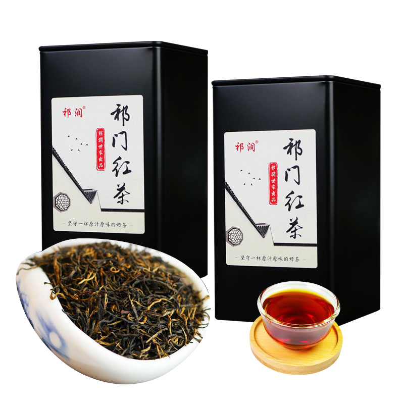 祁润祁门红茶2024新茶特级祁红金针手工红茶嫩芽高山春茶叶250g - 图0