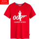 James men's and women's pure cotton t-shirts short-sleeved T-shirts