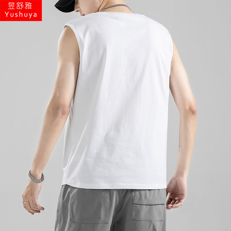 中国风水墨风龙图腾飞无袖纯棉背心 昱舒雅T恤