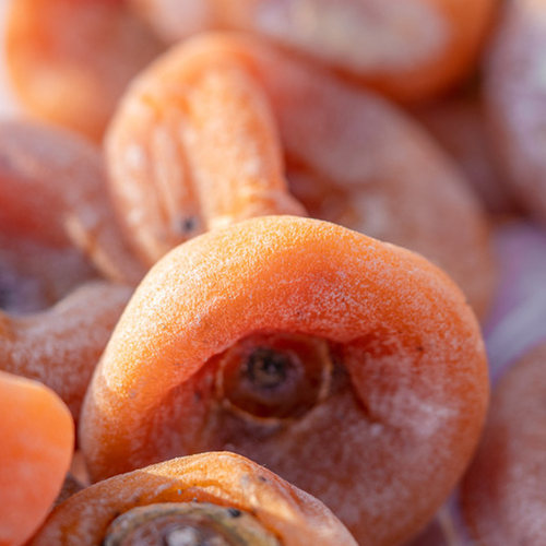 秦品轩盒装柿饼500g陕西西安特产零食农家自制吊饼霜降柿子饼干果 - 图1