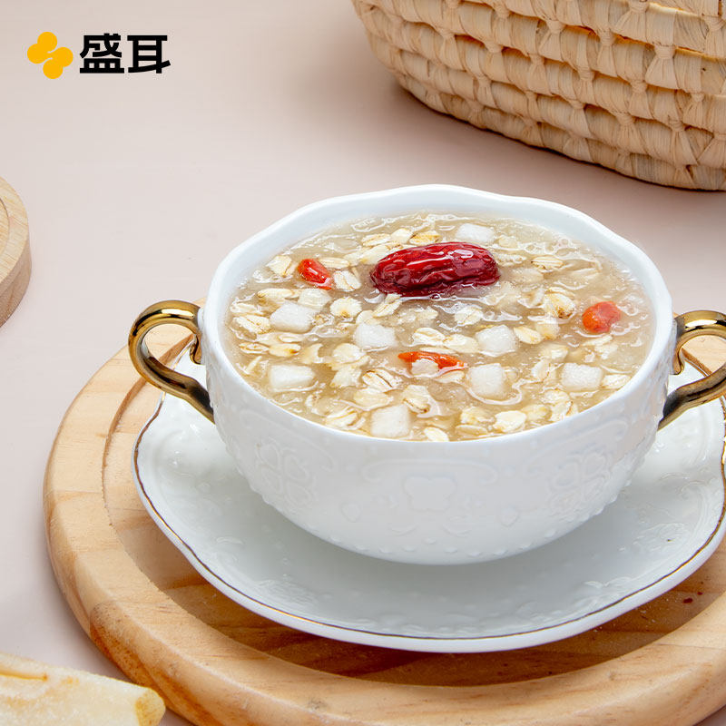 盛耳 冻干燕麦银耳羹冲泡即食3口味可选免煮桂圆红枣莲子片汤速食,淘宝优惠券,粉丝福利购,淘宝优惠卷
