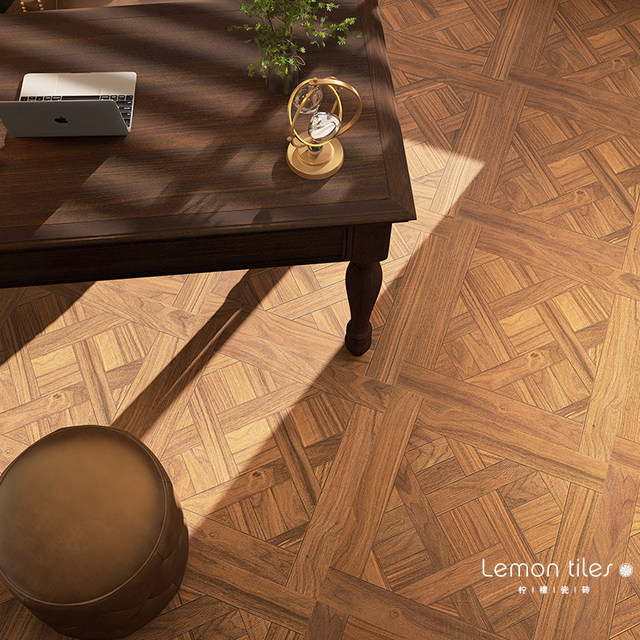 Retro French Versailles antique wood grain brick mosaic