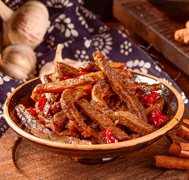 【主播推荐】肖三婆冷吃香辣麻辣牛肉 肖三婆牛肉类