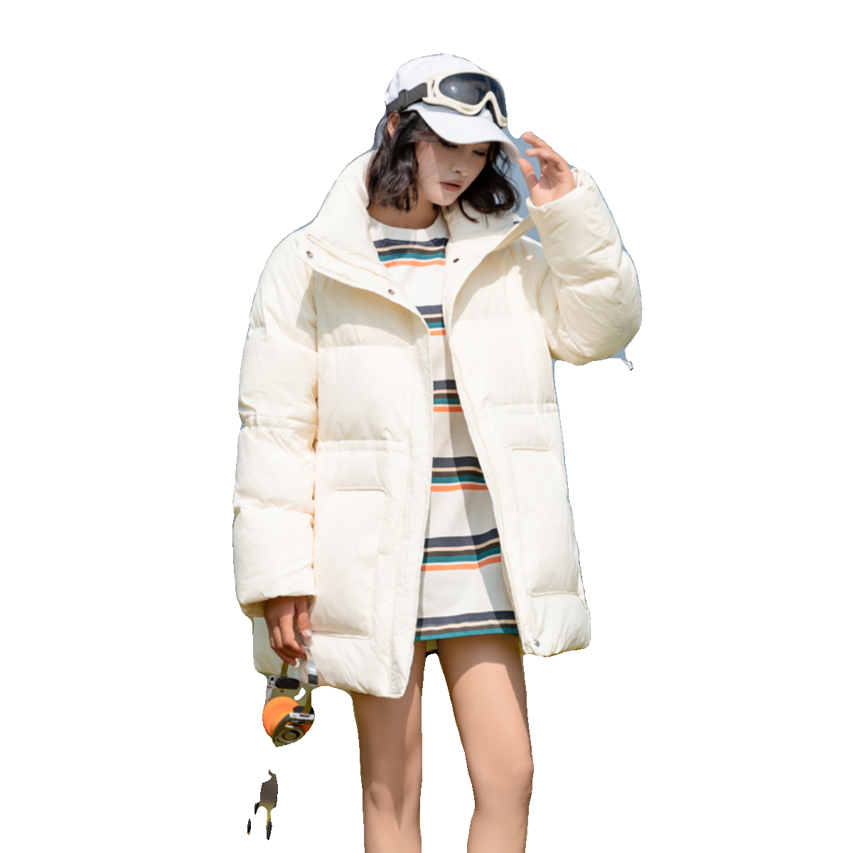 九江羽绒服短款女2025冬季新款白鸭绒加厚时尚韩版小个子外套,淘宝优惠券,粉丝福利购,淘宝优惠卷