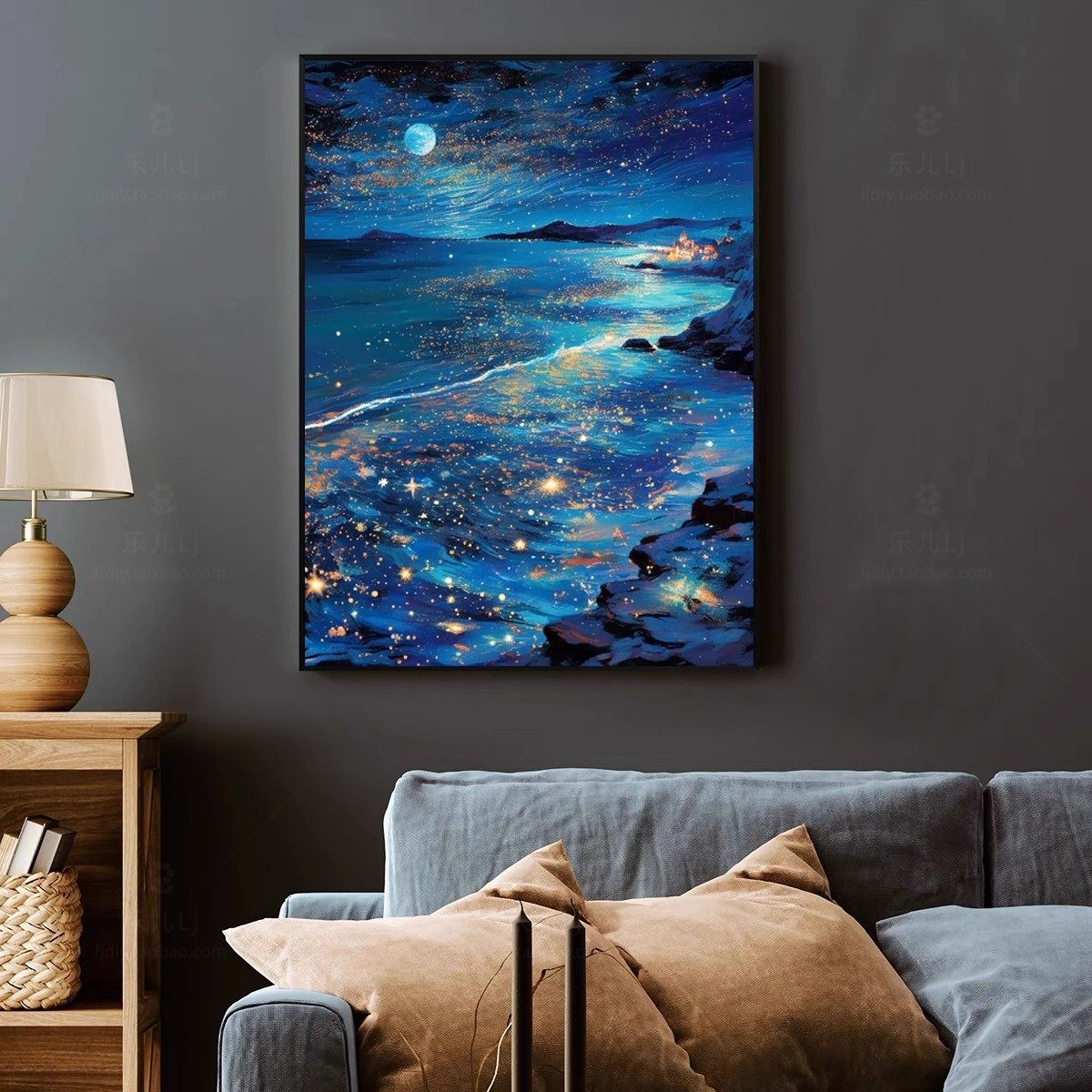 2025新款钻石画满钻星辰大海手工贴钻十字绣客厅卧室高颜值星空,淘宝优惠券,粉丝福利购,淘宝优惠卷