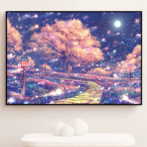 Бриллиантовая живопись 2023 Новый мультфильм слегка паттен алмаз