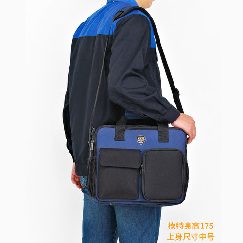 法斯特空调工具包多功能电脑家电维修单肩帆布耐用加厚电工专用包 - 图3