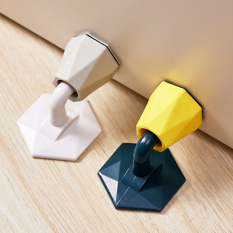 门吸新款吸盘防撞创意门塞垫门贴固定静音阻门挡门器防夹手 - 图2