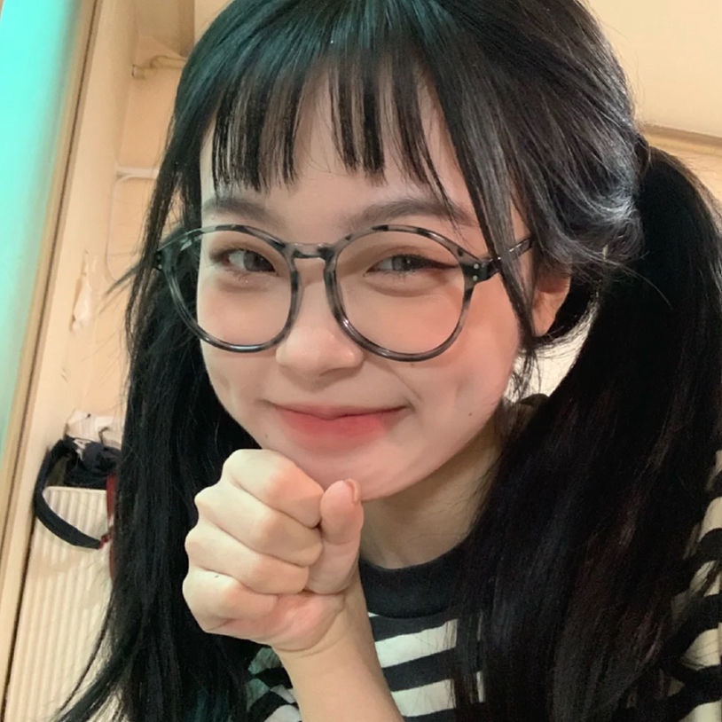 馨帮帮 黑框眼镜架可拆卸镜片新款网红拍照显脸小无镜片眼镜框女 - 图3
