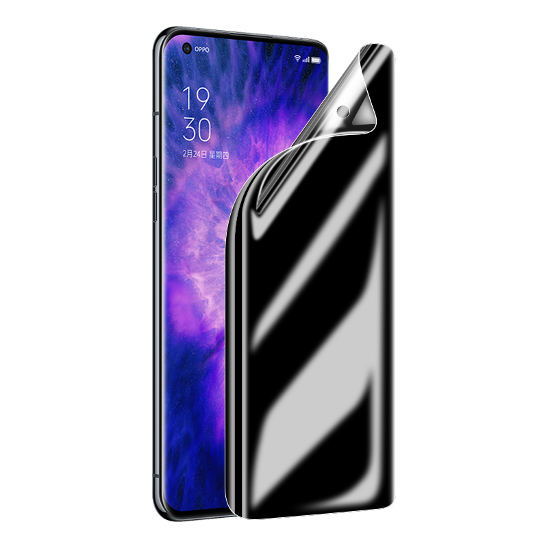 oppofindx5防窥膜pro钢化水凝膜find手机x5全屏oppox防偷窥oppofx5软膜oppfindx5全胶oppofandx×保护por贴膜 - 图0