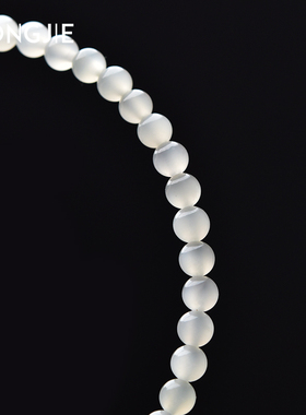 和田玉手串女男东海水晶玛瑙翡翠玉石散珠子手镯玉羊脂玉白玉手链