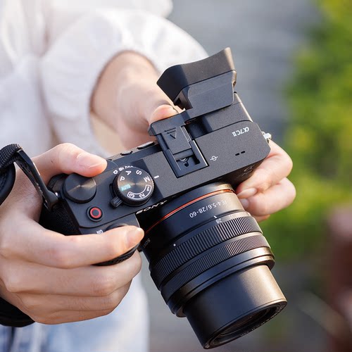 集卫 适用索尼a7c2眼罩单反相机配件a7cII护目镜热靴盖sony A7CII A7CR眼罩保护取景器防尘配件 - 图3
