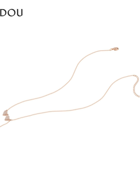 AJIDOU阿吉豆项链女时尚淡水珍珠款浪漫爱心优雅锁骨链颈链