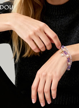 阿吉豆手饰女款时尚水晶手链手串