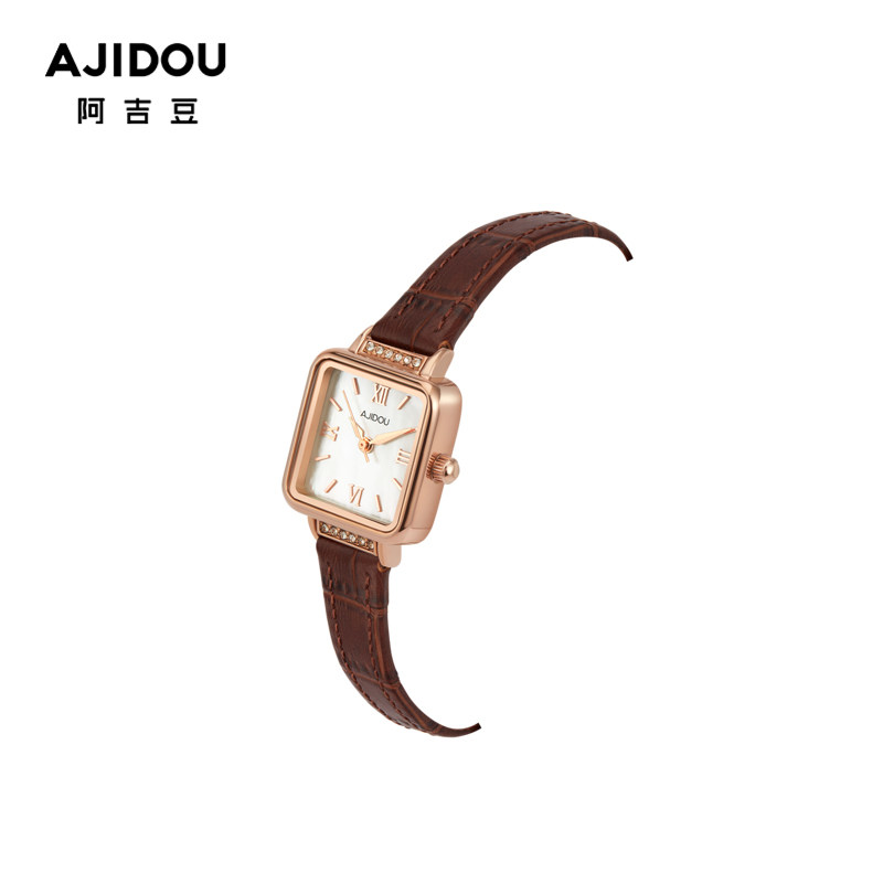 阿吉豆简约轻奢风精致时尚百搭女表 AJIDOU国产腕表