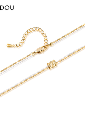 阿吉豆项链女合金短链小蛮腰颈链