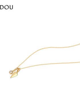 AJIDOU阿吉豆心叹号系列爱心项链