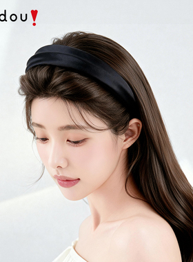 阿吉豆发箍女时尚高颅顶洗脸头箍