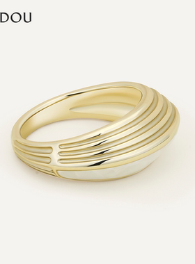 阿吉豆戒指简约休闲轻奢指环手饰