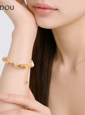 阿吉豆手链女时尚高级感水晶手串