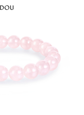 阿吉豆粉水晶手串手链女时尚手环