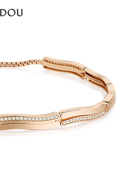 阿吉豆手链女款灵动手镯抽拉手环