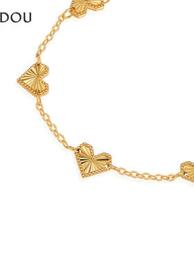 AJIDOU阿吉豆手链女款时尚爱心