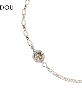AJIDOU阿吉豆项链女时尚潮酷街头线下专柜同款颈链锁骨链