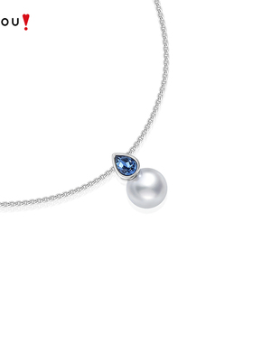 AJIDOU阿吉豆项链女款湖光引系列锁骨链短颈链