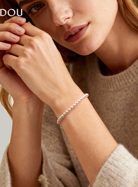 阿吉豆珍珠手链女款施家同款手串