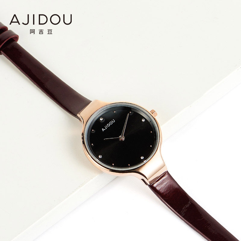 阿吉豆纤巧雅致时尚经典致新颖手表 AJIDOU国产腕表