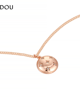 阿吉豆项链女款优雅时尚闪耀颈圈