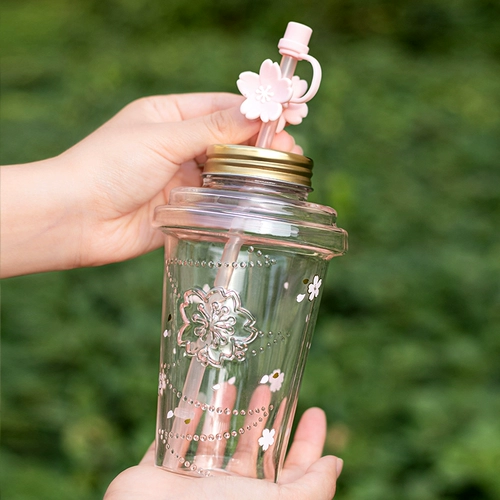 Вместительный и большой стакан, стеклянная высококачественная чайная чашка со стаканом