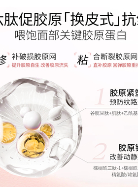 30支/盒六肽胶原红参紧致精华液