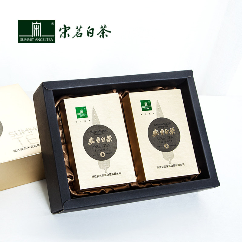 2023新茶上市宋茗安吉白茶礼盒装100g明前特级珍稀绿茶_虎窝淘