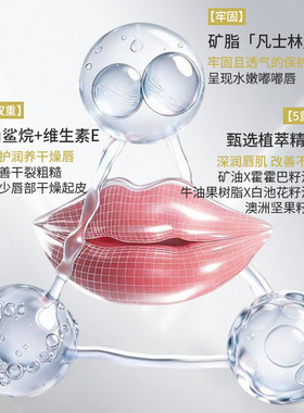 唇膏男款UD CLUB男士铂金凡士林专研保湿润唇膏秋冬滋润补水防干