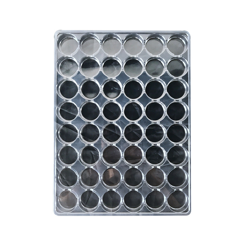48格圆形吸塑盒透明塑料托盘光学镜片吸塑盘IC非防静电吸塑周转盘,淘宝优惠券,粉丝福利购,淘宝优惠卷