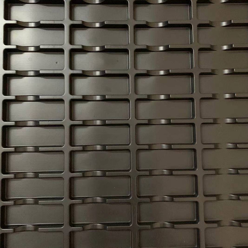 100格黑色PS防静电周转盘电子产品PCB电路板吸塑托盘有现货定制,淘宝优惠券,粉丝福利购,淘宝优惠卷