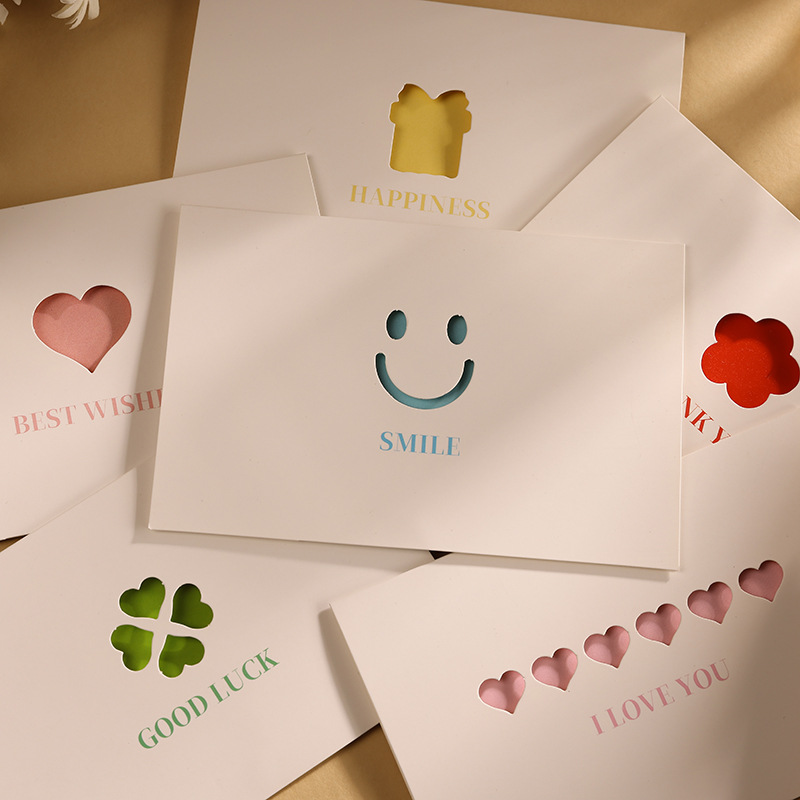 简约鲜花店情人节感谢贺卡欧式售后服务创意卡片好评生日卡 - 图0